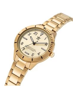 Les meilleures critiques de ✔️ Adidas Originals Montre Fashion Edition Three AOFH22061 Or Couleur Or 🌟 -Montres femmes Soldes 2022 adidas originals montre fashion edition three aofh22061 or 3