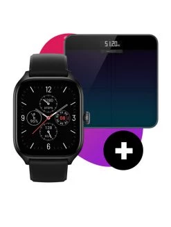 Coupon 😀 Amazfit Set smartwatch avec balance Smart Scale Gts 4 A2168 Noir Couleur Noir 😍