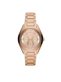 Le moins cher ⌛ Armani Exchange Montre Lady Giacomo AX5658 Rose Couleur Rose ⭐