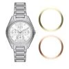 Remise 🔥 Armani Exchange Montre Lady Giacomo AX7142 Argent Couleur Argent 👏