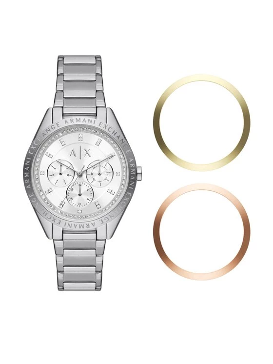 Remise 🔥 Armani Exchange Montre Lady Giacomo AX7142 Argent Couleur Argent 👏 1 Remise 🔥 Armani Exchange Montre Lady Giacomo AX7142 Argent Couleur Argent 👏