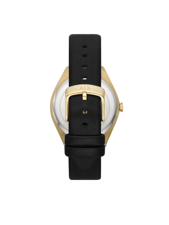 Bon marché 👍 Armani Exchange Montre Lady Hampton AX5656 Noir Couleur Noir ✔️ 3 Bon marché 👍 Armani Exchange Montre Lady Hampton AX5656 Noir Couleur Noir ✔️ – Image 3