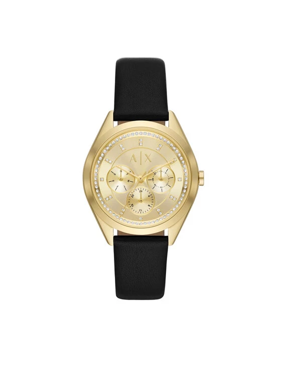 Bon marché 👍 Armani Exchange Montre Lady Hampton AX5656 Noir Couleur Noir ✔️ 1 Bon marché 👍 Armani Exchange Montre Lady Hampton AX5656 Noir Couleur Noir ✔️