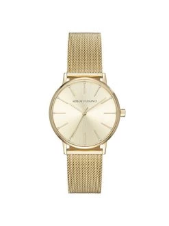 Sortie 👍 Armani Exchange Montre Lola AX5536 Or Couleur Or ✔️