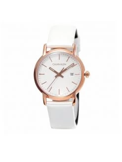 Acheter 🔔 Calvin Klein Montre Established K9H236L6 Blanc Couleur Blanc 🔔