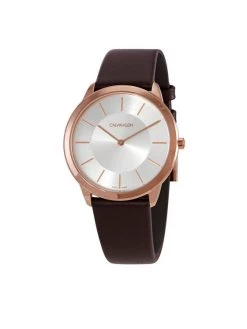 Nouveau 👍 Calvin Klein Montre Gent K3M216G6 Marron Couleur Marron 👍