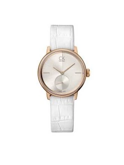 Sortie 👍 Calvin Klein Montre Lady K2Y236K6 Blanc Couleur Blanc 🤩