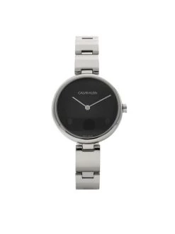 Offres 🛒 Calvin Klein Montre Wavy K9U23141 Argent Couleur Argent 🎉