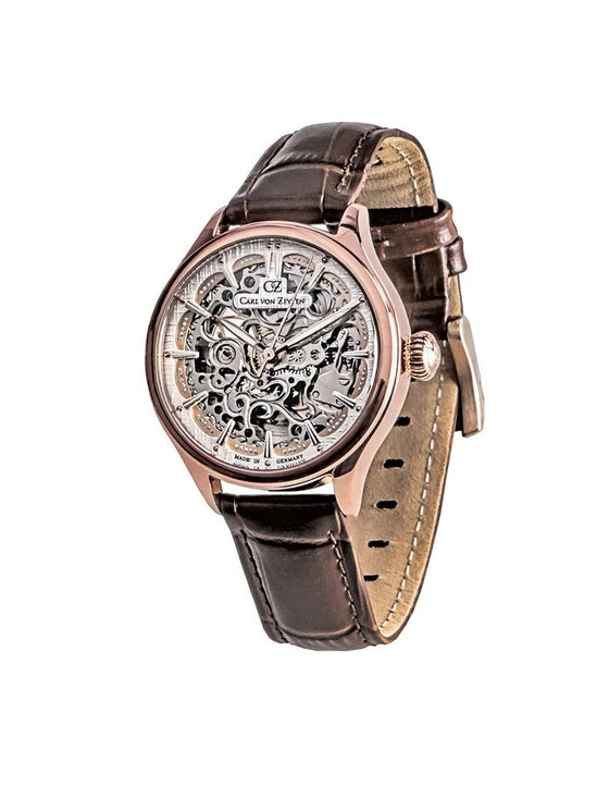 Meilleure affaire ⭐ Carl Von Zeyten Montre Horbach CVZ0072RWHS Marron Couleur Marron 🧨 1 Meilleure affaire ⭐ Carl Von Zeyten Montre Horbach CVZ0072RWHS Marron Couleur Marron 🧨