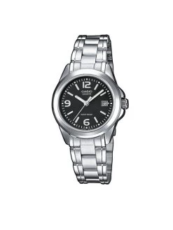 De gros 🎁 Casio Montre LTP-1259PD-1AEG Argent Couleur Argent ✔️