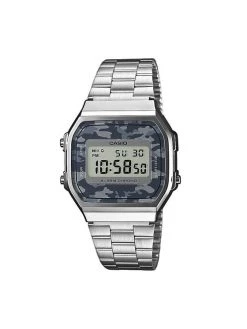 Le moins cher ✨ Casio Montre Vintage A168WEC-1EF Argent Couleur Argent 💯