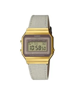 Sortie 🔥 Casio Montre Vintage A700WEGL-7AEF Gris Couleur Gris 😍
