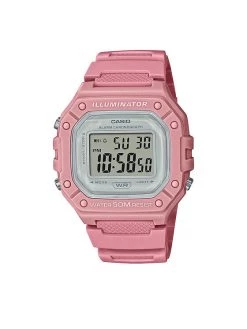 Coupon 💯 Casio Montre W-218HC-4AVEF Rose Couleur Rose ⭐