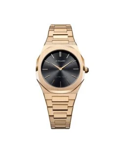 Grosses soldes 💯 D1 Milano Montre UTBL07 Or Couleur Or 🔥