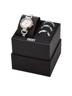 De gros 🔥 DKNY Montre City Link NY6640SET Argent Couleur Argent ⌛ -Montres femmes Soldes 2022 dkny montre city link ny6640set argent 4