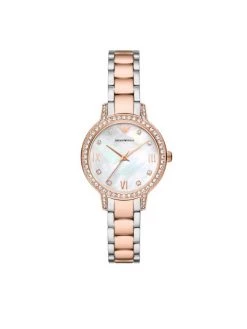 Promo 🤩 Emporio Armani Montre Cleo AR11499 Or rose Couleur Or rose 👏