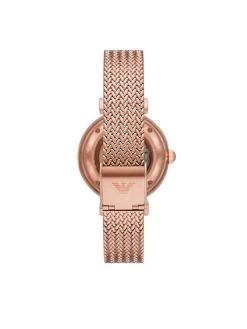 Promo 🤩 Emporio Armani Montre Meccanico AR60063 Rose Couleur Rose ❤️ -Montres femmes Soldes 2022 emporio armani montre meccanico ar60063 rose 2