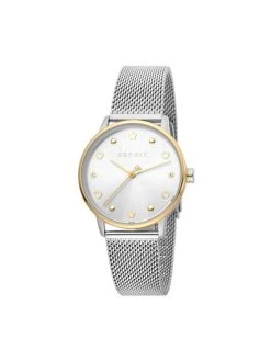 Nouveau ⌛ Esprit Montre ES1L174M0095 Argent Couleur Argent 😀