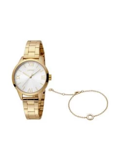 Offres 🛒 Esprit Montre ES1L259M0065 Or Couleur Or 🤩