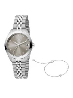 Tout neuf 🔔 Esprit Montre ES1L295M0065 Argent Couleur Argent ✨