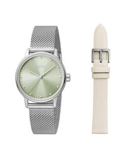 Remise 😀 Esprit Montre ES1L334M0075 Argent Couleur Argent 🔥