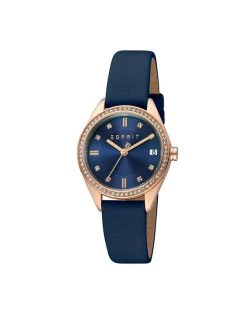 Meilleur prix 🔔 Esprit Montre ES1L341L0045 Noir Couleur Bleu marine 👏