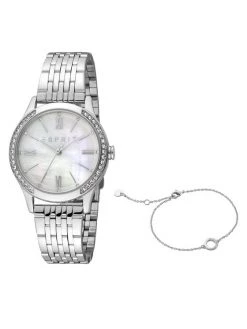Remise ⌛ Esprit Montre ES1L345M0045 Argent Couleur Argent ⌛