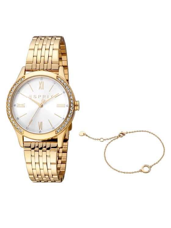 De gros 😀 Esprit Montre ES1L345M0065 Or Couleur Or ⭐ 1 De gros 😀 Esprit Montre ES1L345M0065 Or Couleur Or ⭐