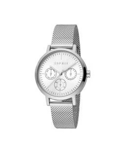 Remise 🤩 Esprit Montre ES1L364M0045 Argent Couleur Argent 💯
