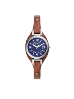 Budget 🛒 Fossil Montre Carlie ES5205 Marron Couleur Marron 👏