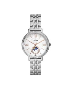 Le moins cher 🔥 Fossil Montre Jacqeline Multifunction ES5164 Argent Couleur Argent 🤩