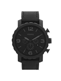 Vente flash 🧨 Fossil Montre Nate JR1354 Noir Couleur Noir 🥰