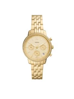 Meilleure vente 🛒 Fossil Montre Neutra Chrono ES5219 Or Couleur Or ✔️