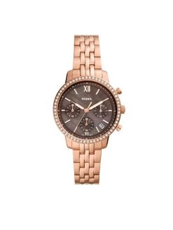 Meilleure affaire 🛒 Fossil Montre Neutra Chronograph ES5218 Plaqué or rose Couleur Plaqué or rose 👍