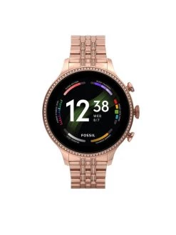 Coupon 🌟 Fossil Smartwatch Gen 6 FTW6077 Or Couleur Or 😀