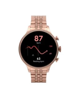 Coupon 🌟 Fossil Smartwatch Gen 6 FTW6077 Or Couleur Or 😀 -Montres femmes Soldes 2022 fossil smartwatch gen 6 ftw6077 or 5