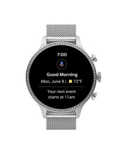 Meilleure vente ❤️ Fossil Smartwatch Gen 6 FTW6083 Argent Couleur Argent ✔️ -Montres femmes Soldes 2022 fossil smartwatch gen 6 ftw6083 argent 5