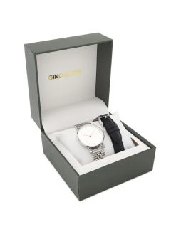 Bon marché 😀 Gino Rossi Montre GR GIFT SET 03W Argent Couleur Argent 🎉 -Montres femmes Soldes 2022 gino rossi montre gr gift set 03w argent 5