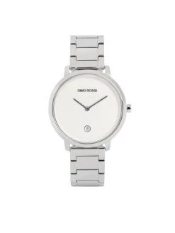 Remise 🎁 Gino Rossi Montre Gr 👩 Women ⌚ Watch 02032211 Argent Couleur Argent 🌟