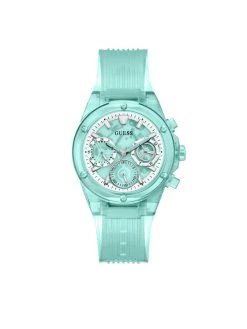 Nouveau 💯 Guess Montre Athena GW0438L1 Vert Couleur Vert 👏