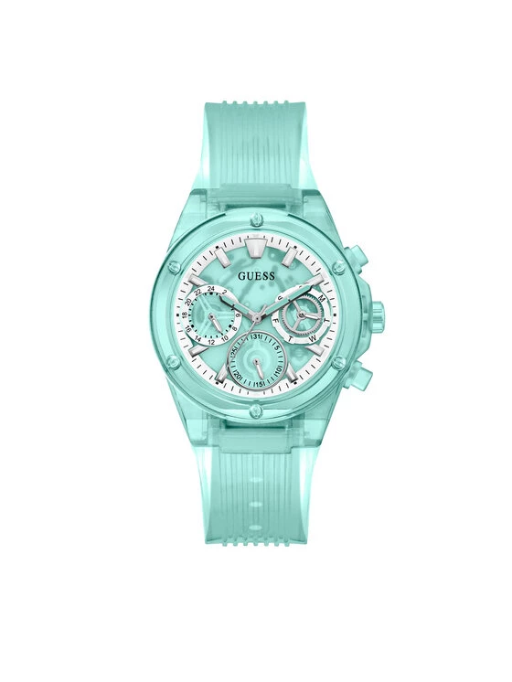 Nouveau 💯 Guess Montre Athena GW0438L1 Vert Couleur Vert 👏 1 Nouveau 💯 Guess Montre Athena GW0438L1 Vert Couleur Vert 👏