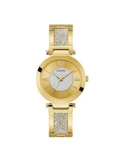 Montres femmes Soldes 2022 9 Budget 🎉 Guess Montre Aurora W1288L2 Or Couleur Or 👏
