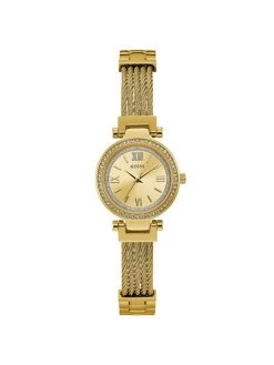 Nouveau 🔥 Guess Montre Mini Soho W1009L2 Or Couleur Or 👍