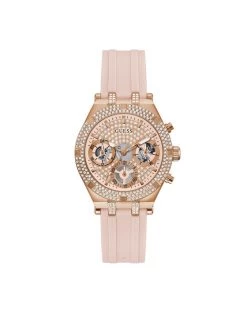 Montres femmes Soldes 2022 34 Meilleure vente ✨ Guess Montre Night Life GW0407L3 Rose Couleur Rose 🧨