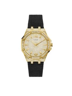 Meilleure affaire 🎉 Guess Montre Shimmer GW0408L2 Noir Couleur Noir ✨