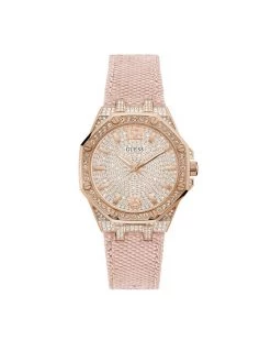 Remise 😀 Guess Montre Shimmer GW0408L3 Rose Couleur Rose 👍