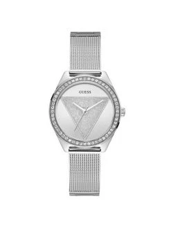 Acheter 👍 Guess Montre Tri Glitz W1142L1 Argent Couleur Argent 👍