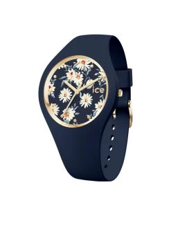 Grosses soldes 💯 Ice-Watch Montre Ice Flower 019208 M Bleu marine Couleur Bleu marine 🤩