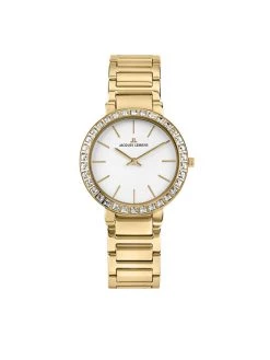 Tout neuf ❤️ Jacques Lemans Montre 1-1843.1E Or Couleur Or 👏