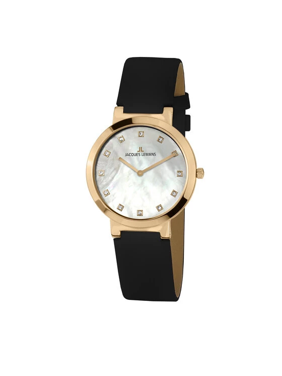 Remise 👏 Jacques Lemans Montre 1-1997L Noir Couleur Noir ⌛ 1 Remise 👏 Jacques Lemans Montre 1-1997L Noir Couleur Noir ⌛